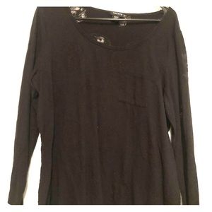 Torrid Long sleeve skull shirt